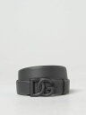 Ｄ＆Ｇ ベルト（メンズ） 【15,000円以上ご購入で1,000円OFF！】 DOLCE&GABBANA ドルチェ&ガッバーナ グレー Grey ベルト メンズ 春夏2024 BC4675AT489 【関税・送料無料】【ラッピング無料】 gi