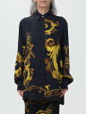 【1000円OFFクーポン配布中!!】 ヴェルサーチェ・ジーンズ・クチュール VERSACE JEANS COUTURE シャツ レディース ブラック Shirts 76HAL2P2NS409 Black 関税 送料無料 ラッピング無料 2024SS gi