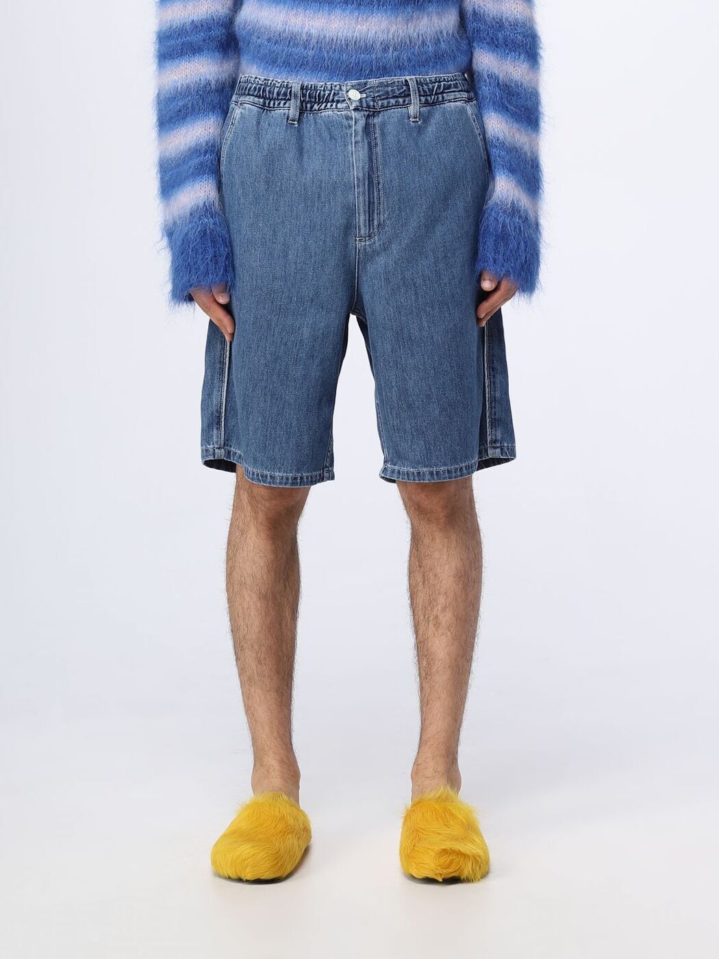 1000OFFݥ!! ޥ MARNI 硼  ֥롼 Shorts PUJU0070I0USCV22 Blue  ̵ åԥ̵ 2023SS gi