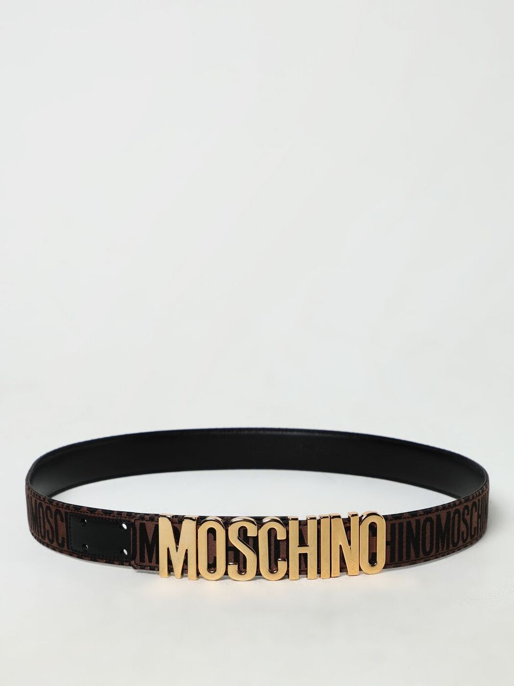 Ｄ＆Ｇ ベルト（メンズ） 【土日限定クーポン配布中！】 MOSCHINO モスキーノ ブラウン Brown ベルト メンズ 春夏2024 80068268 【関税・送料無料】【ラッピング無料】 gi