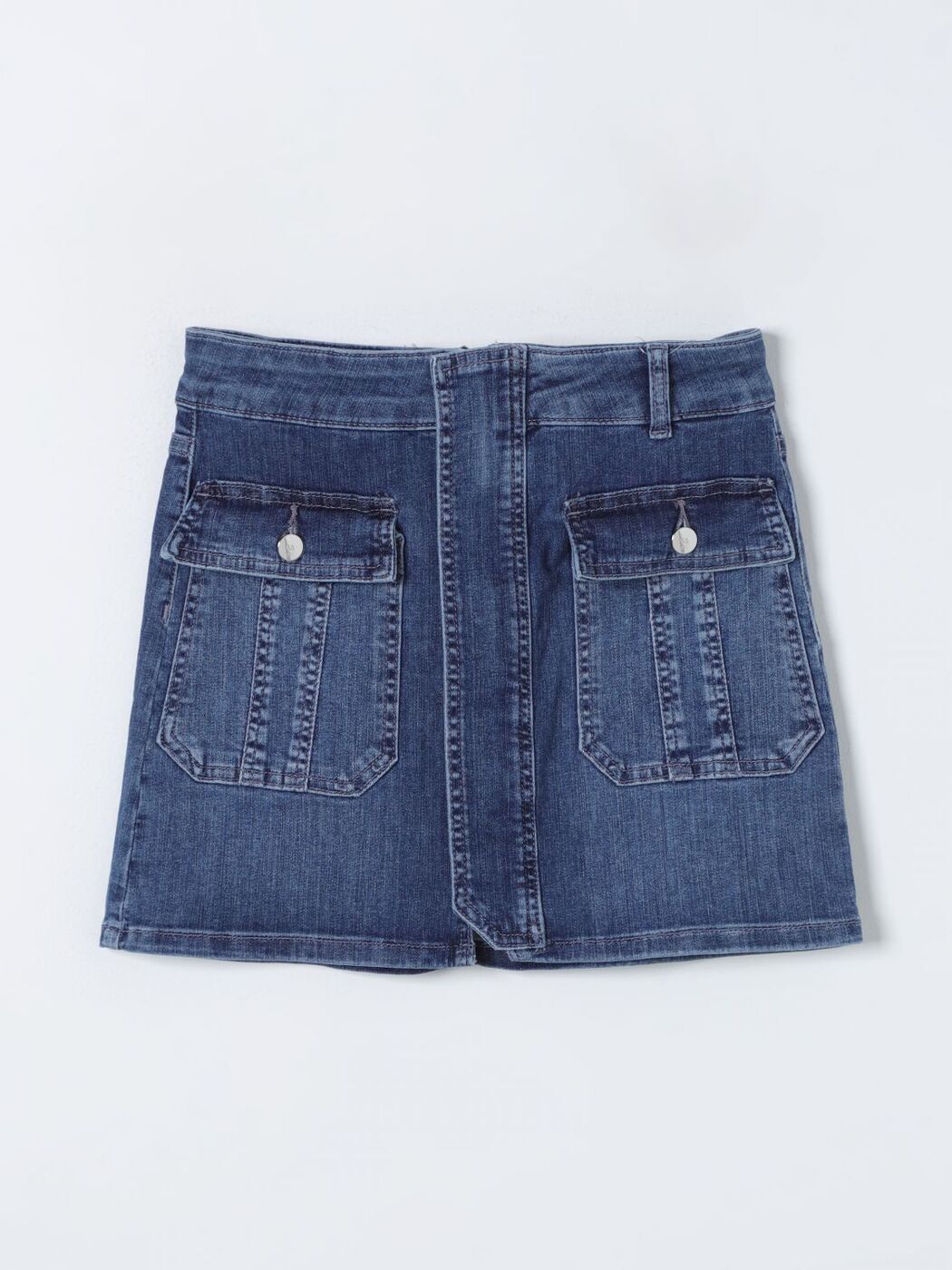 【土日限定クーポン配布中！】 LIU JO KIDS リュー ジョーキッズ ブルー Denim スカート ガールズ 春夏..