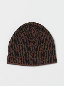 【15,000円以上1,000円OFF!!】 MOSCHINO モスキーノ ブラウン Brown 帽子 メンズ 春夏2024 92078273 【関税・送料無料】【ラッピング無料】 gi