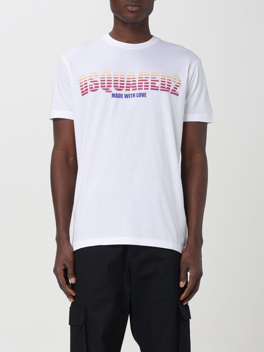 ǥ DSQUARED2 T  ۥ磻 T-shirts S71GD1393S23009 White  ̵ åԥ̵...