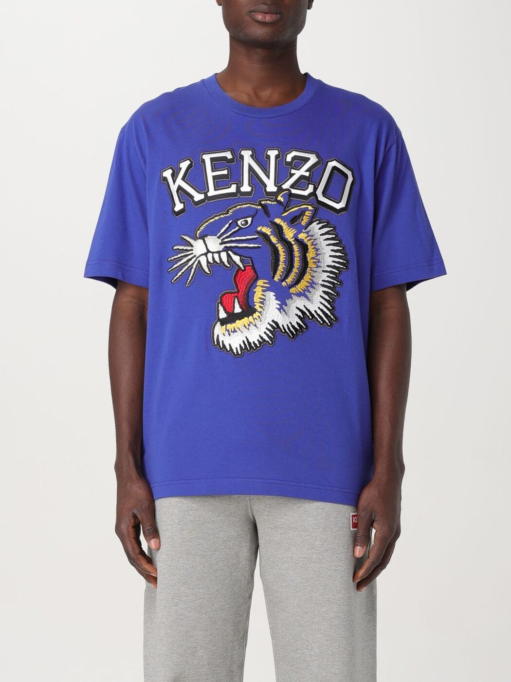 【0のつく日は全商品ポイント4倍】 KENZO ケンゾー ブルー Blue Tシャツ メンズ 春夏2024 FE55TS1874SG 【関税・送料無料】【ラッピング無料】 gi
