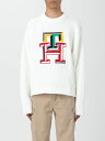 TOMMY HILFIGER トミー ヒルフィガー ホワイト White トレーナー メンズ 春夏2024 MW0MW34275 【関税・送料無料】【ラッピング無料】 gi