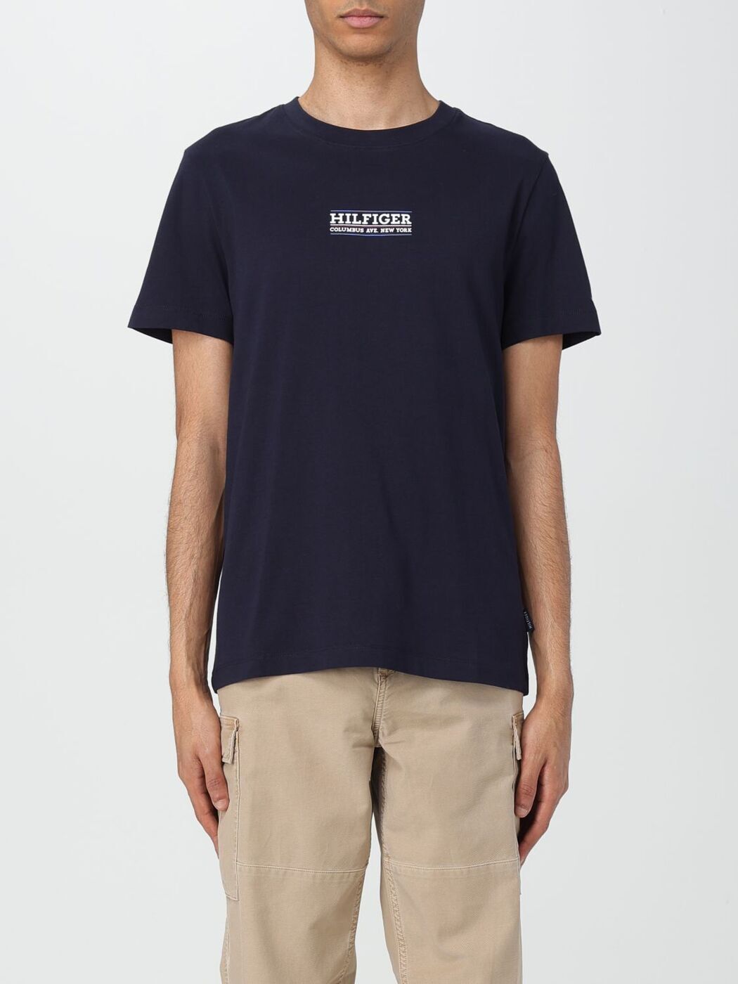 TOMMY HILFIGER トミー ヒルフィガー ブルー Blue Tシャツ メンズ 春夏2024 MW0MW34387 【関税・送料無料】【ラッピング無料】 gi