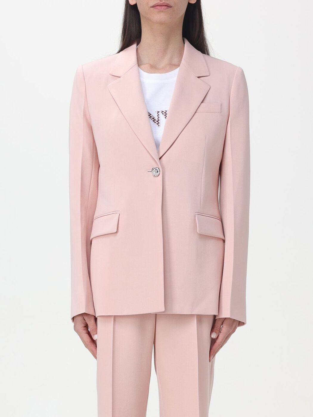 【土日限定クーポン配布中！】 LANVIN ランバン ピンク Pink ジャケット レディース 春夏2024 RWJA00045859P24 【関税・送料無料】【ラッピング無料】 gi