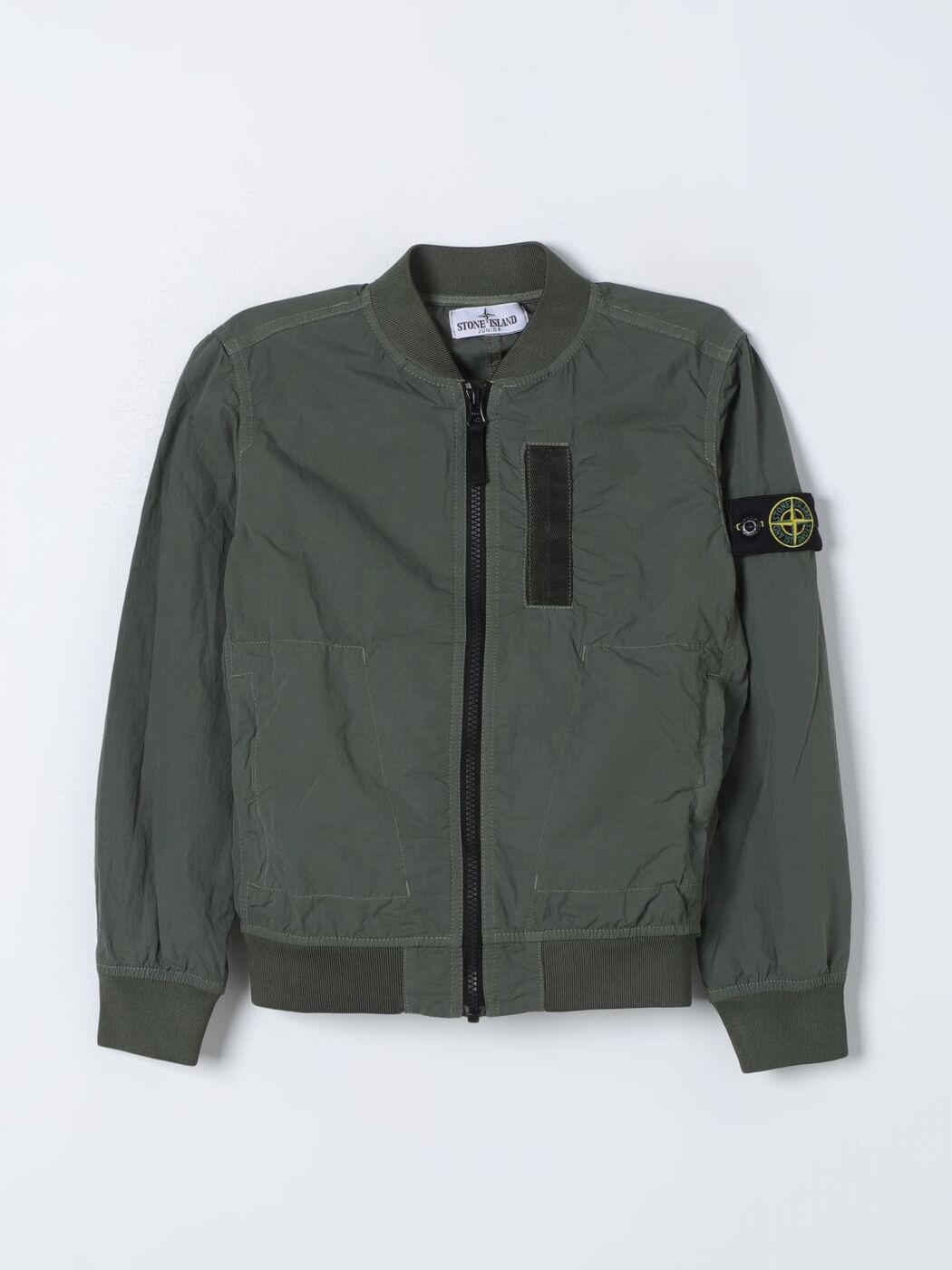 ストーンアイランド 【本日5の付く日ポイント4倍!】 STONE ISLAND JUNIOR ストーン アイランド グリーン Green コート ボーイズ 春夏2024 40430 【関税・送料無料】【ラッピング無料】 gi