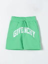 【15,000円以上1,000円OFF!!】 GIVENCHY ジバンシィ グリーン Green ショーツ ボーイズ 春夏2024 H30137 【関税・送料無料】【ラッピング無料】 gi