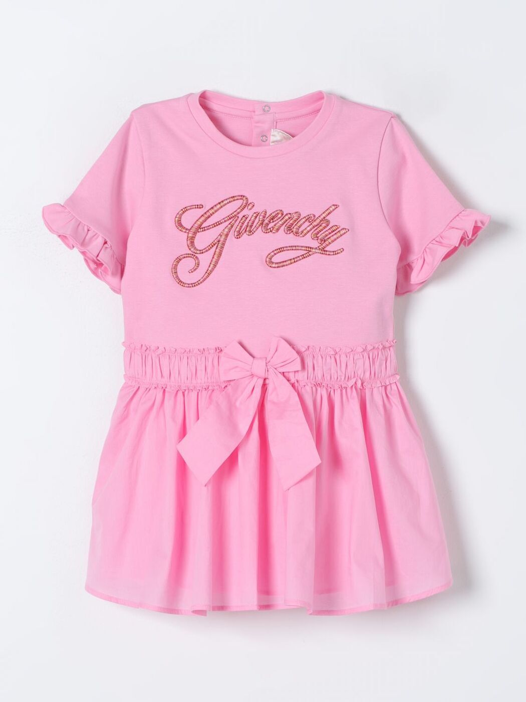 GIVENCHY ジバンシィ ピンク Pink ベビーウェア ベビーユニセックス 春夏2024 H30194 【関税・送料無料..