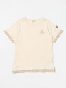 【三連休限定1000円OFF】 モンクレール MONCLER ロングスリーブTシャツ Tシャツ ガールズ ベージュ Long sleeve t-shirts 8C0001583907 Cream 関税 送料無料 ラッピング無料 2024SS gi