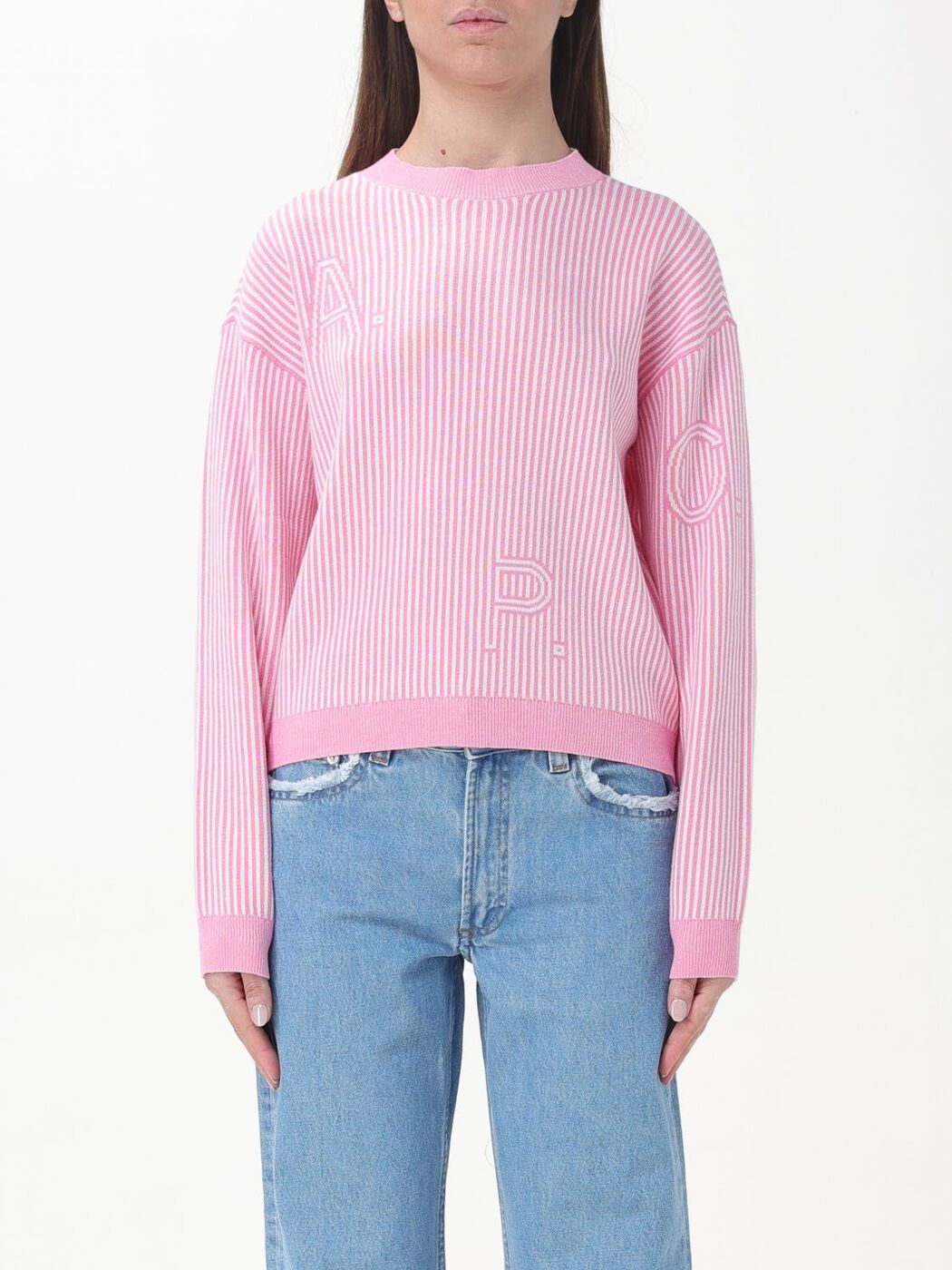 A.P.C アー ペー セー ピンク Pink トレーナー レディース 春夏2024 COGCPF23298 【関税・送料無料】【..