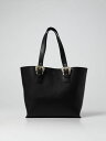 【三連休限定1000円OFF】 ヴェルサーチェ・ジーンズ・クチュール VERSACE JEANS COUTURE トートバッグ レディース ブラック Tote bags 74VA4BF9ZS413 Black 関税 送料無料 ラッピング無料 2023SS gi