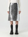 【15,000円以上ご購入で1,000円OFF！】 BOTTEGA VENETA ボッテガ ヴェネタ シルバー Silver スカート レディース 秋冬2023 754610V39N0 【関税・送料無料】【ラッピング無料】 gi