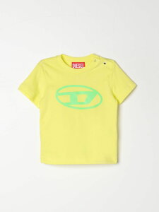 【0の付く日ポイント4倍】 DIESEL ディーゼル イエロー Yellow トップス ベビーユニセックス 春夏2024 K0051900YI9 【関税・送料無料】【ラッピング無料】 gi