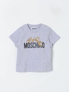 【0の付く日ポイント4倍】 MOSCHINO モスキーノ グレー Grey トップス ベビーユニセックス 春夏2024 MWM032LAA03 【関税・送料無料】【ラッピング無料】 gi