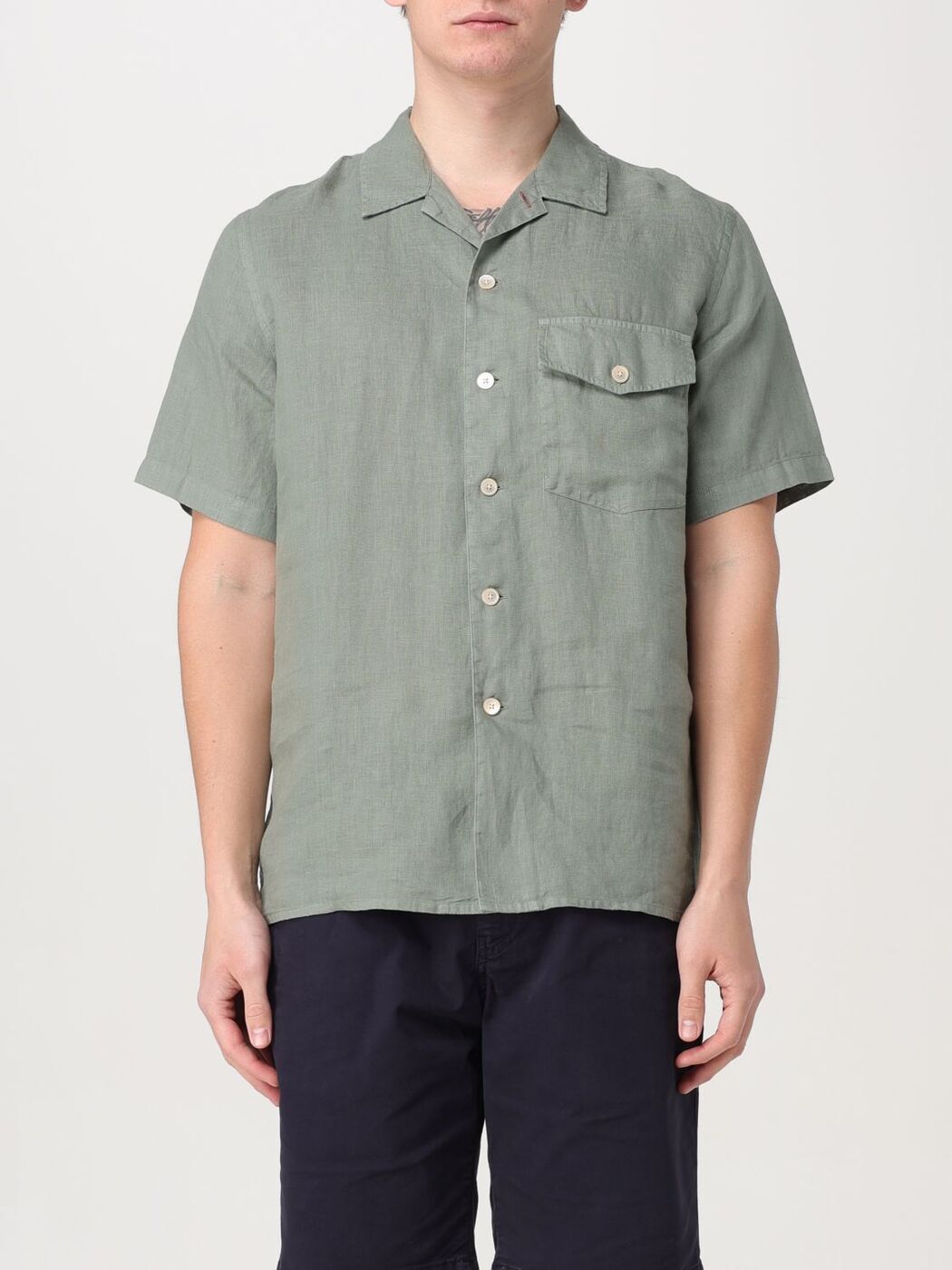 ポールスミス PAUL SMITH ポールスミス グリーン Green シャツ メンズ 春夏2024 M2R082YM202893 【関税・送料無料】【ラッピング無料】 gi