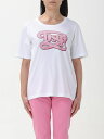 DSQUARED2 ディースクエアード ホワイト White Tシャツ レディース 春夏2024 S72GD0518S24668 【関税・送料無料】【ラッピング無料】 gi