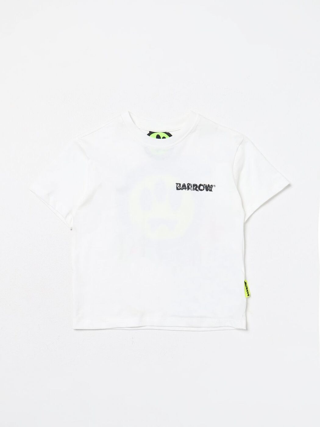 BARROW KIDS バロウキッズ ホワイト White Tシャツ ガールズ 春夏2024 S4BKJGTH068 【関税・送料無料】..