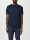 ポール アンド シャーク PAUL & SHARK Tシャツ メンズ ブルー T-shirts C0P1092 Blue 関税 送料無料 ラッピング無料 2025SS gi