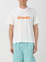 スンネイ SUNNEI Tシャツ メンズ ホワイト T-shirts MRTWXJER069 White 関税 送料無料 ラッピング無料 2025AW gi