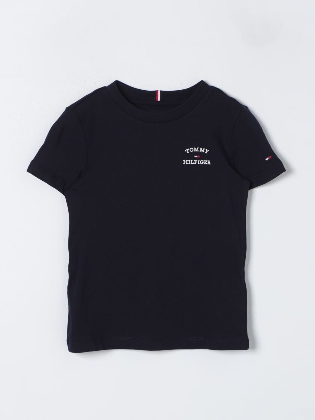 TOMMY HILFIGER トミー ヒルフィガー ブルー Blue Tシャツ ボーイズ 春夏2024 KB0KB08807 【関税・送料無料】【ラッピング無料】 gi