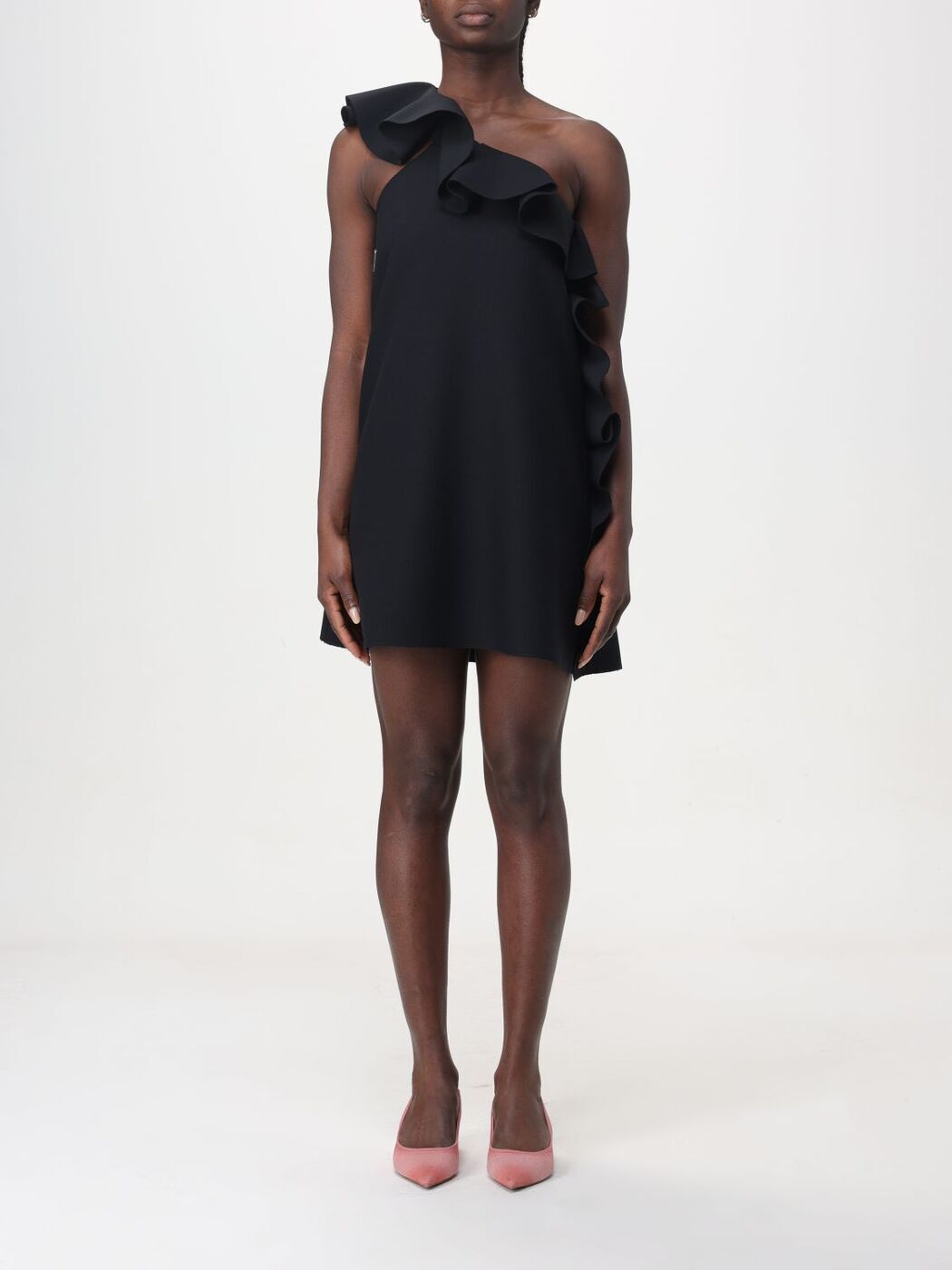 २ MSGM ԡ ɥ쥹 ǥ ֥å Dresses 3641MDA17247100 Black  ...