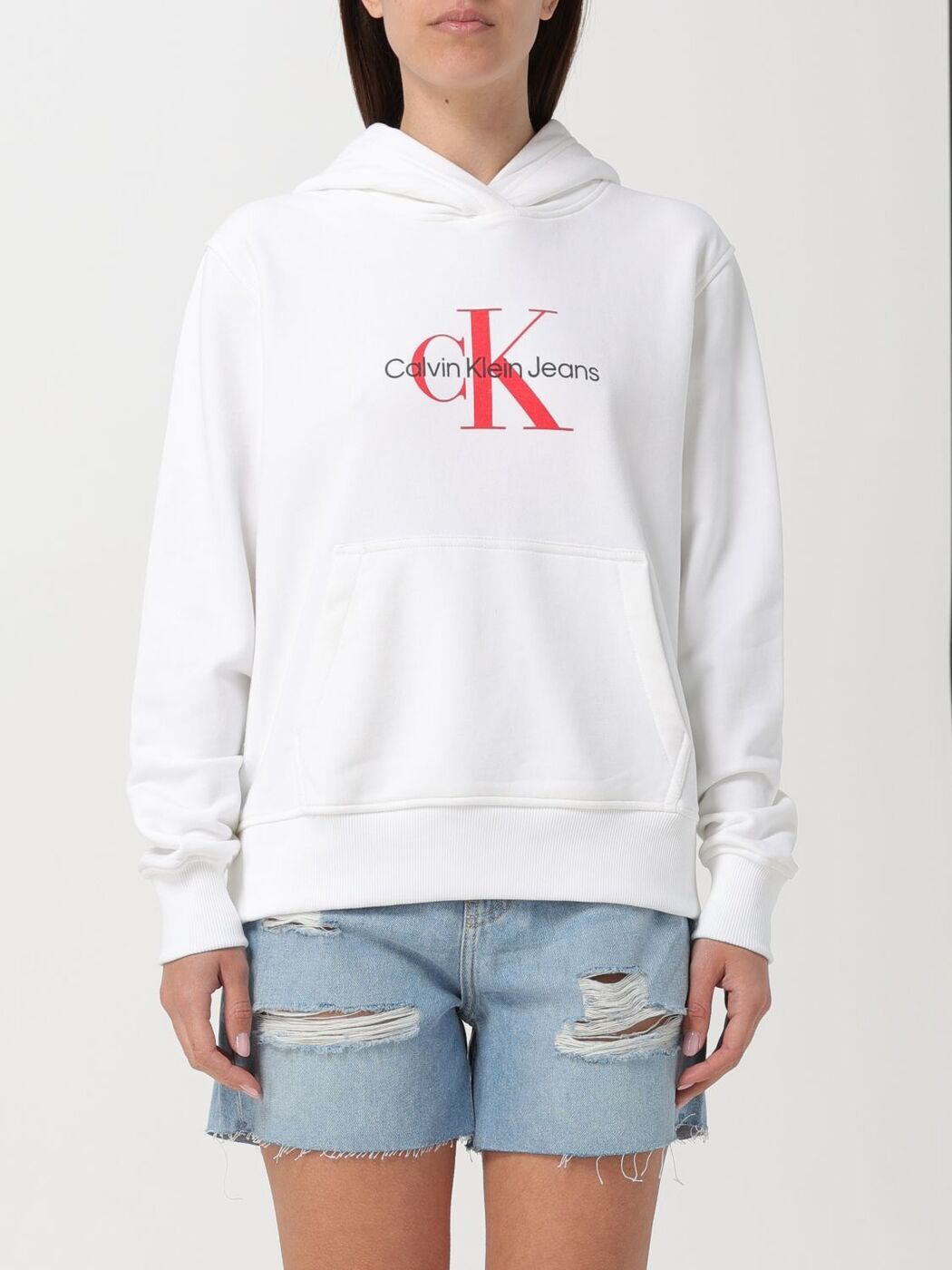 【毎月1日はエントリーでポイント3倍！】 CK JEANS カルバン・クライン・ジーンズ ホワイト White スイムウェア レディース 春夏2024 J20J223077 【関税・送料無料】【ラッピング無料】 gi