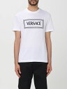 ヴェルサーチ VERSACE Tシャツ メンズ ホワイト T-shirts 10116941A08584 White 関税 送料無料 ラッピング無料 2025AW gi