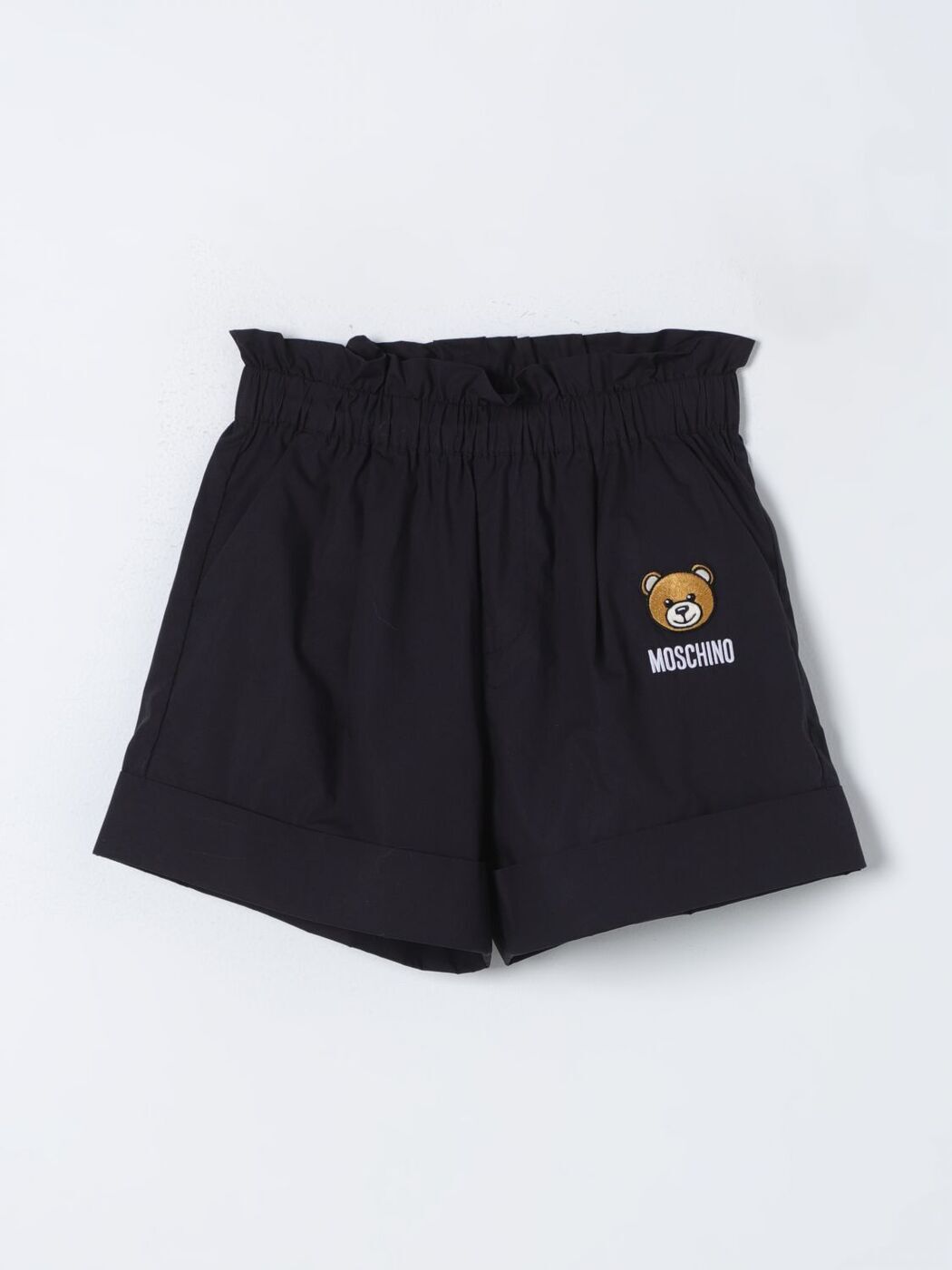 【0のつく日は全商品ポイント4倍】 MOSCHINO KIDS モスキーノ・キッズ ブラック Black ショーツ ガール..