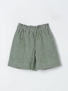 【1000円OFFクーポン配布中!!】 イルグッフォ IL GUFO ショートパンツ パンツ ショーツ ボーイズ グリーン Shorts PB181L0015 Green 関税 送料無料 ラッピング無料 2024SS gi