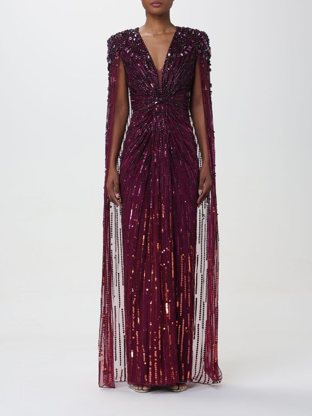 【土日限定クーポン配布中！】 JENNY PACKHAM ジェニー・パッカム パープル Violet ドレス レディース 春夏2024 JPCLS107A 【関税・送料無料】【ラッピング無料】 gi