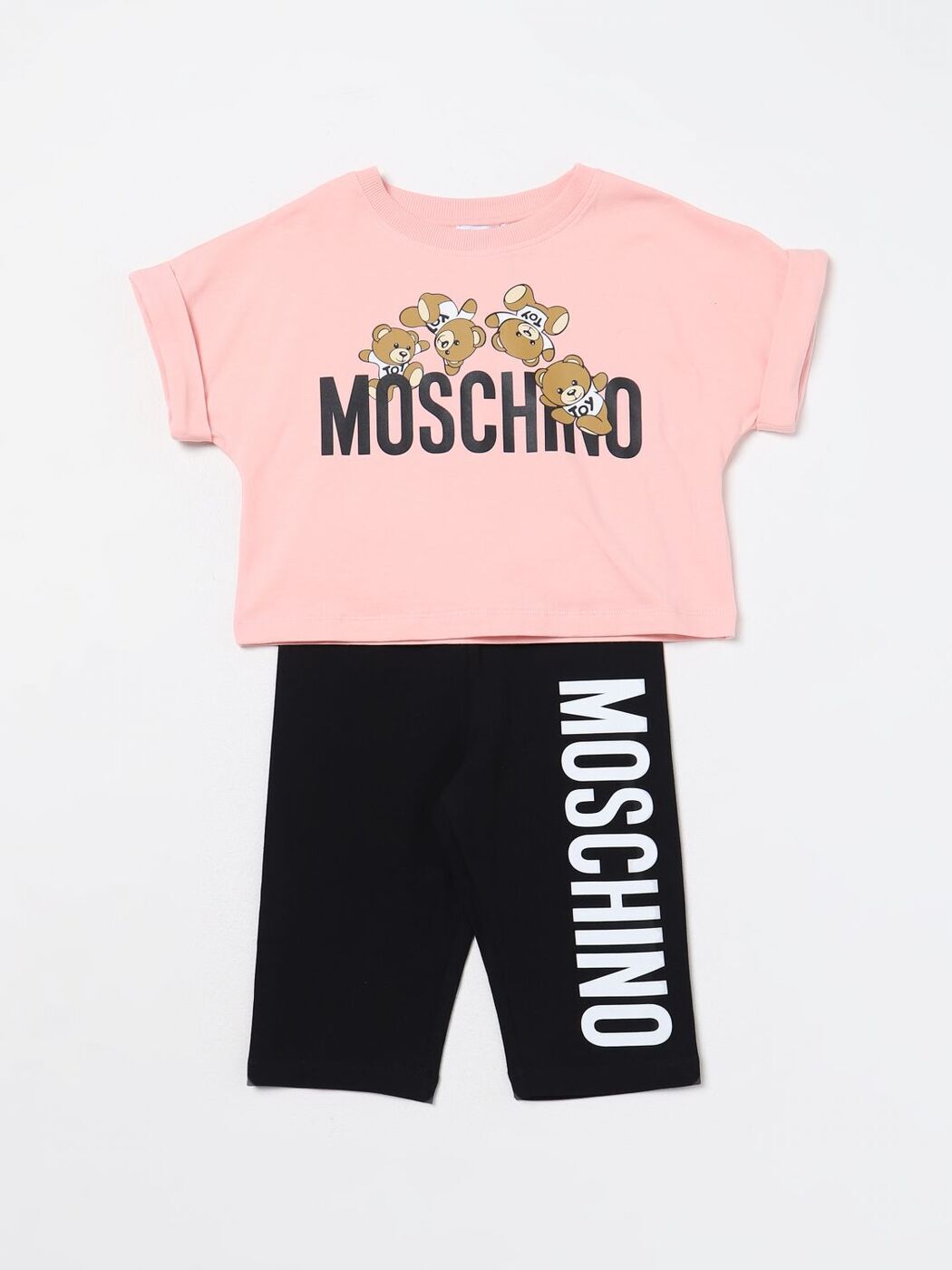 MOSCHINO KIDS モスキーノ・キッズ ピンク Pink セットアップ ガールズ 春夏2024 HDG013LBA00 【関税・送料無料】【ラッピング無料】 gi