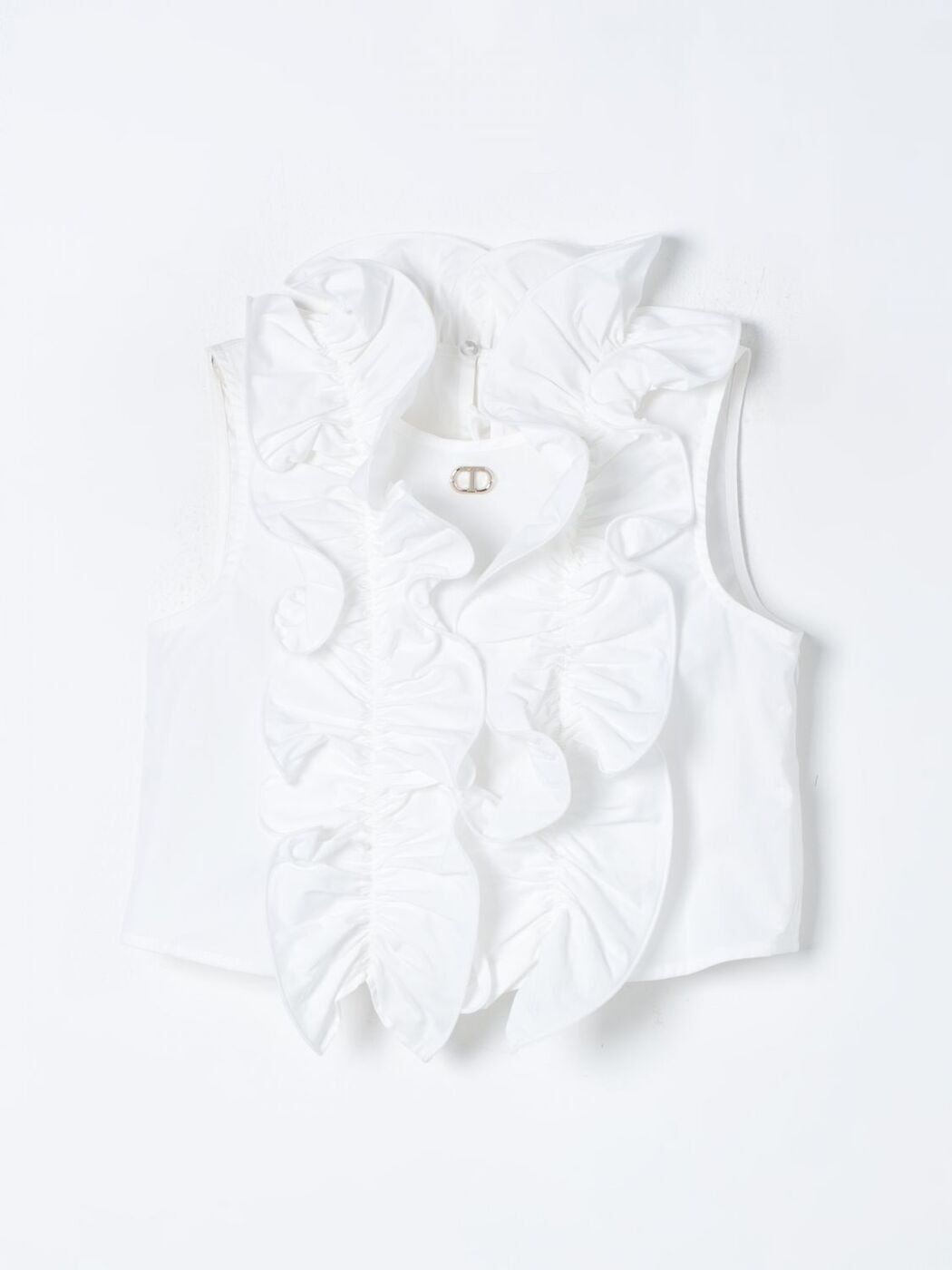 楽天BRANDSHOP・クラージュ楽天市場店ツインセット TWINSET フォーマルシャツ シャツ ガールズ ホワイト Formal shirts 241GJ2121 White 関税 送料無料 ラッピング無料 2024SS gi