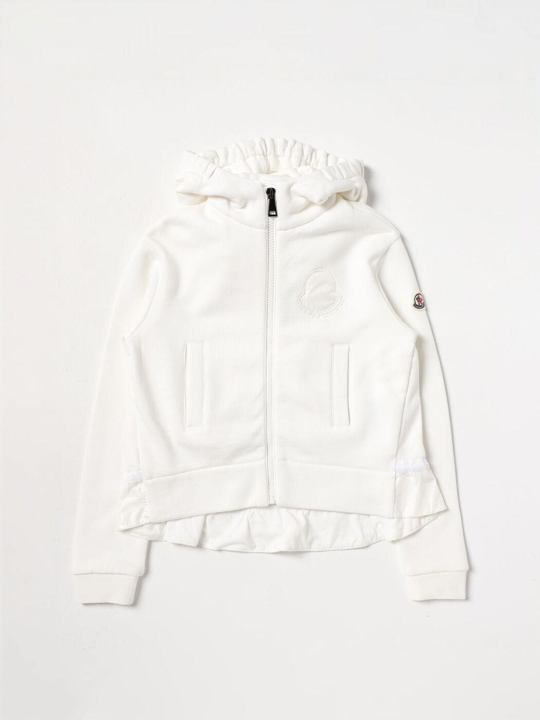 MONCLER モンクレール ベージュ Cream トレーナー ガールズ 秋冬2023/2024 8G00007899PS 【関税・送料..