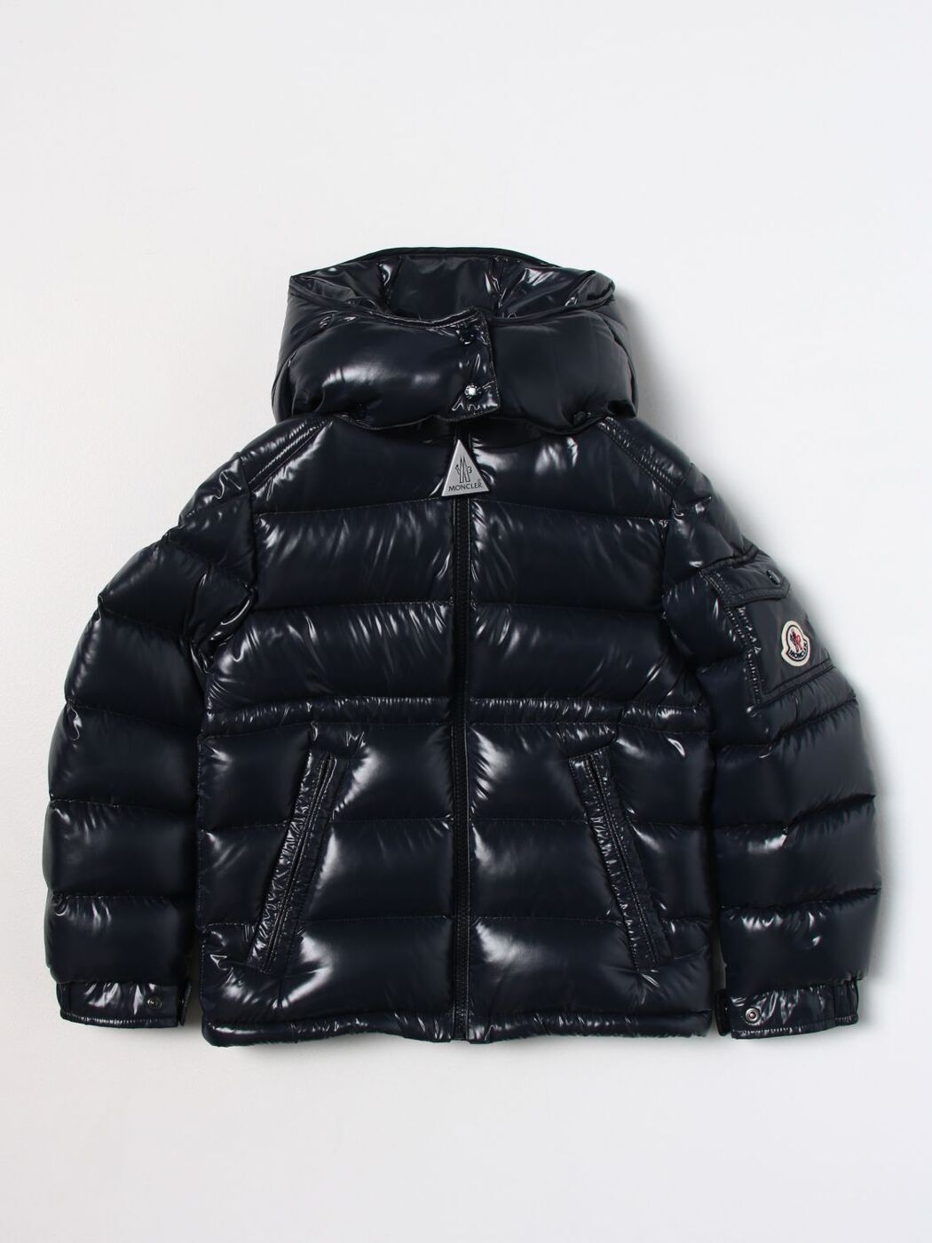 【毎月1日はエントリーでポイント3倍！】 MONCLER モンクレール ブルー Blue ジャケット ガールズ 秋冬..