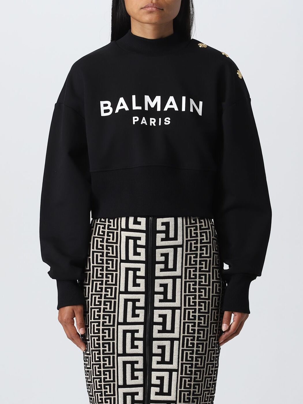 【土日限定クーポン配布中！】 BALMAIN バルマン ブラック Black スイムウェア レディース 秋冬2023 BF..