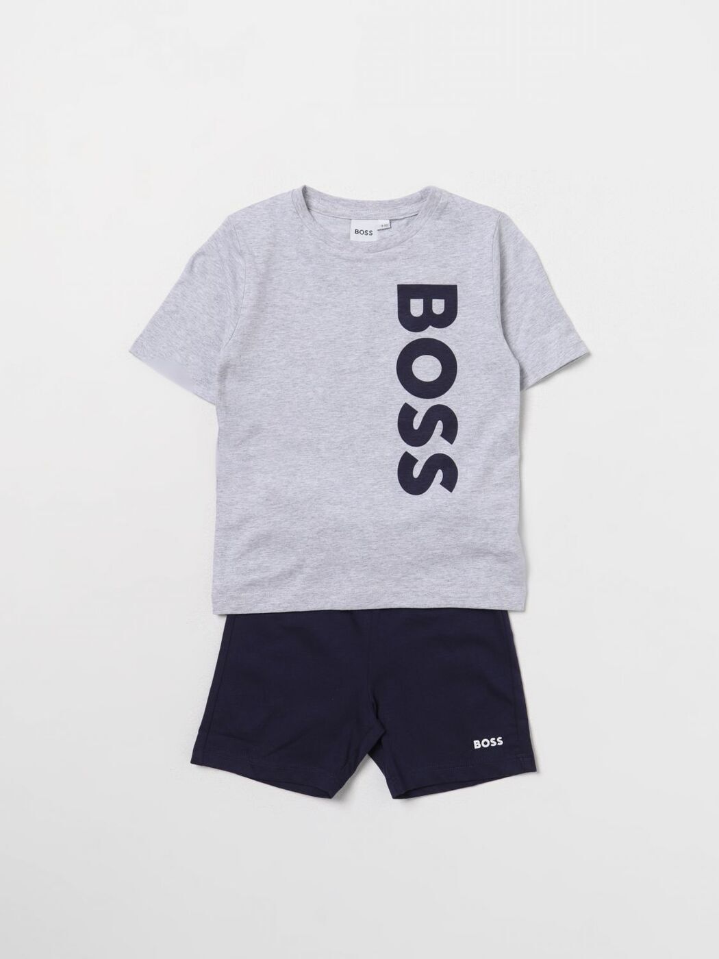 BOSS KIDSWEAR ボスキッズウェア グレー Grey セットアップ ボーイズ 春夏2024 J50689 【関税・送料無..