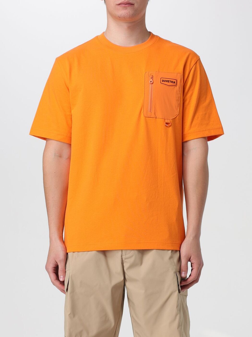 DUVETICA デュベティカ オレンジ Orange Tシャツ メンズ 春夏2024 VUTR10243K0001 【関税・送料無料】【ラッピング無料】 gi