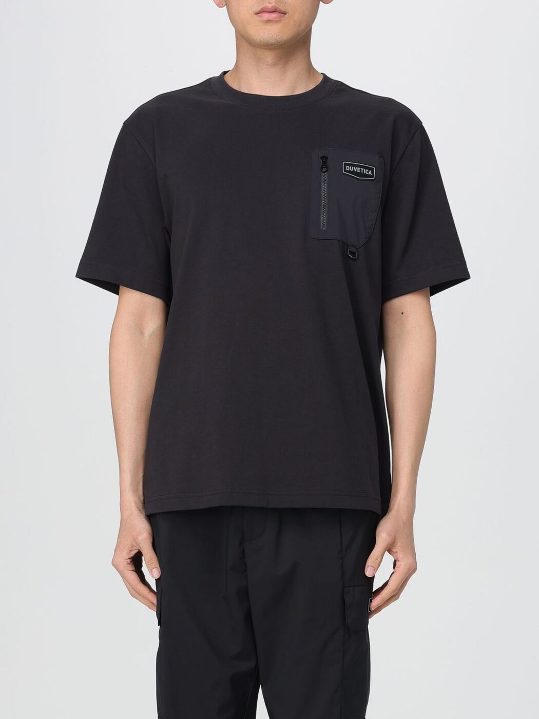 DUVETICA デュベティカ ブラック Black Tシャツ メンズ 春夏2024 VUTR10243K0001 【関税・送料無料】【ラッピング無料】 gi