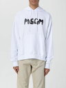 【三連休限定1000円OFF】 エムエスジーエム MSGM スウェットシャツ トレーナー メンズ ホワイト Sweatshirts 3640MM132247000 White 関税 送料無料 ラッピング無料 2024SS gi