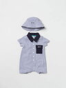 【15,000円以上1,000円OFF!!】 BOSS KIDSWEAR ボスキッズウェア ブルー Blue ファッション小物 ベビーユニセックス 春夏2024 J50787 【関税・送料無料】【ラッピング無料】 gi