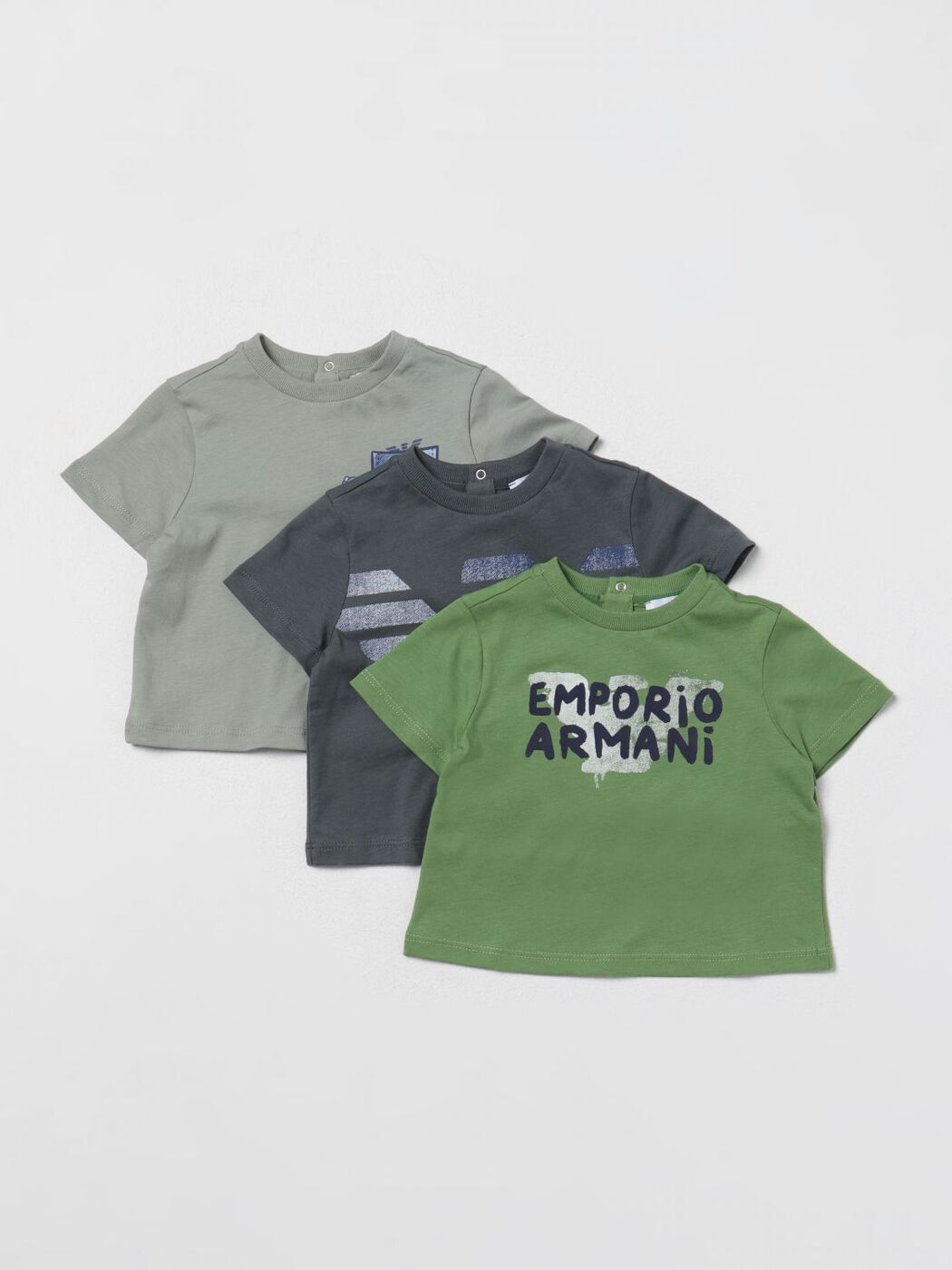 アルマーニベビー　ベビー服 【土日限定クーポン配布中！】 EMPORIO ARMANI KIDS エンポリオ・アルマーニキッズ トップス ベビーユニセックス 春夏2024 3DHDJ13J51Z 【関税・送料無料】【ラッピング無料】 gi