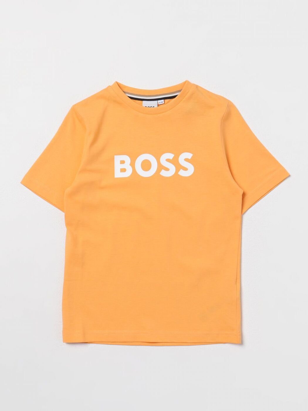 【土日限定クーポン配布中！】 BOSS KIDSWEAR ボスキッズウェア オレンジ Orange Tシャツ ボーイズ 春夏2024 J50718 【関税・送料無料】【ラッピング無料】 gi