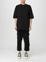 リック・オウエンス・ダークシャドウ RICK OWENS DRKSHDW Tシャツ メンズ ブラック T-shirts DU01D1274RIG Black 関税 送料無料 ラッピング無料 2024SS gi