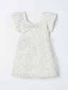 ミスブルマリン MISS BLUMARINE ロングドレス ドレス ガールズ ホワイト Long dresses IA4058T3800 White 関税 送料無料 ラッピング無料 2024SS gi