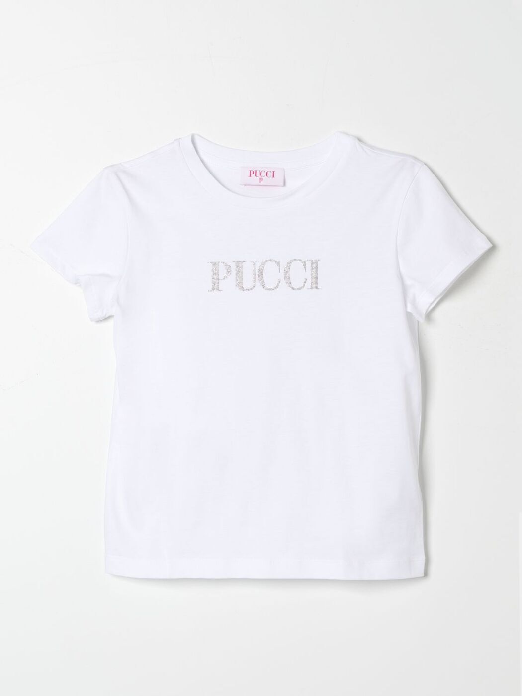 【本日5の付く日ポイント4倍!】 EMILIO PUCCI JUNIOR エミリオ プッチジュニア ホワイト White Tシャツ ガールズ 春夏2024 PU8B71J0177 【関税・送料無料】【ラッピング無料】 gi