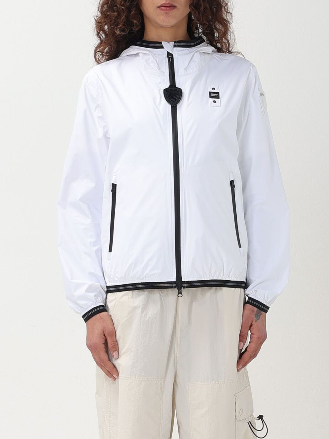 BLAUER ֥饦 ۥ磻 White 㥱å ǥ ղ2024 24SBLDC11048006007 ڴǡ̵ۡڥåԥ̵ gi