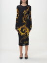 ヴェルサーチェ・ジーンズ・クチュール VERSACE JEANS COUTURE ワンピース ドレス レディース ブラック Dresses 76HAO9P871DP938 Black 関税 送料無料 ラッピング無料 2024SS gi