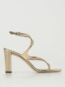 【15,000円以上ご購入で1,000円OFF！】 JIMMY CHOO ジミーチュウ ゴールド Gold サンダル レディース 春夏2024 AZIE85MNA 【関税・送料無料】【ラッピング無料】 gi